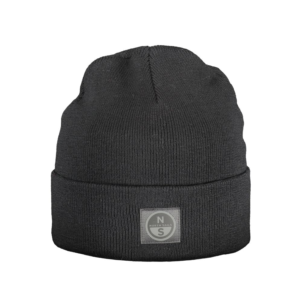 North Sails Black Polyester Men Cap