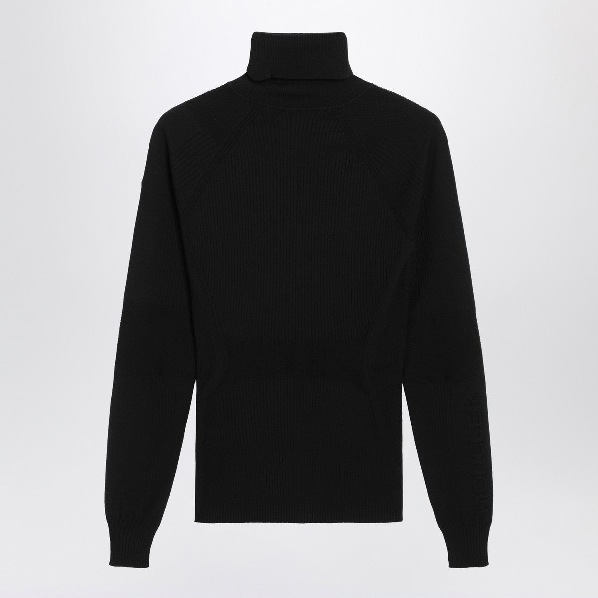 Moncler Grenoble Moncler Grenoble Black wool-blend turtleneck sweater