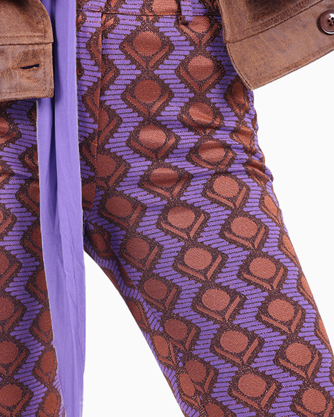 Siste’s Jacquard Trousers – Designer Women’s Pants