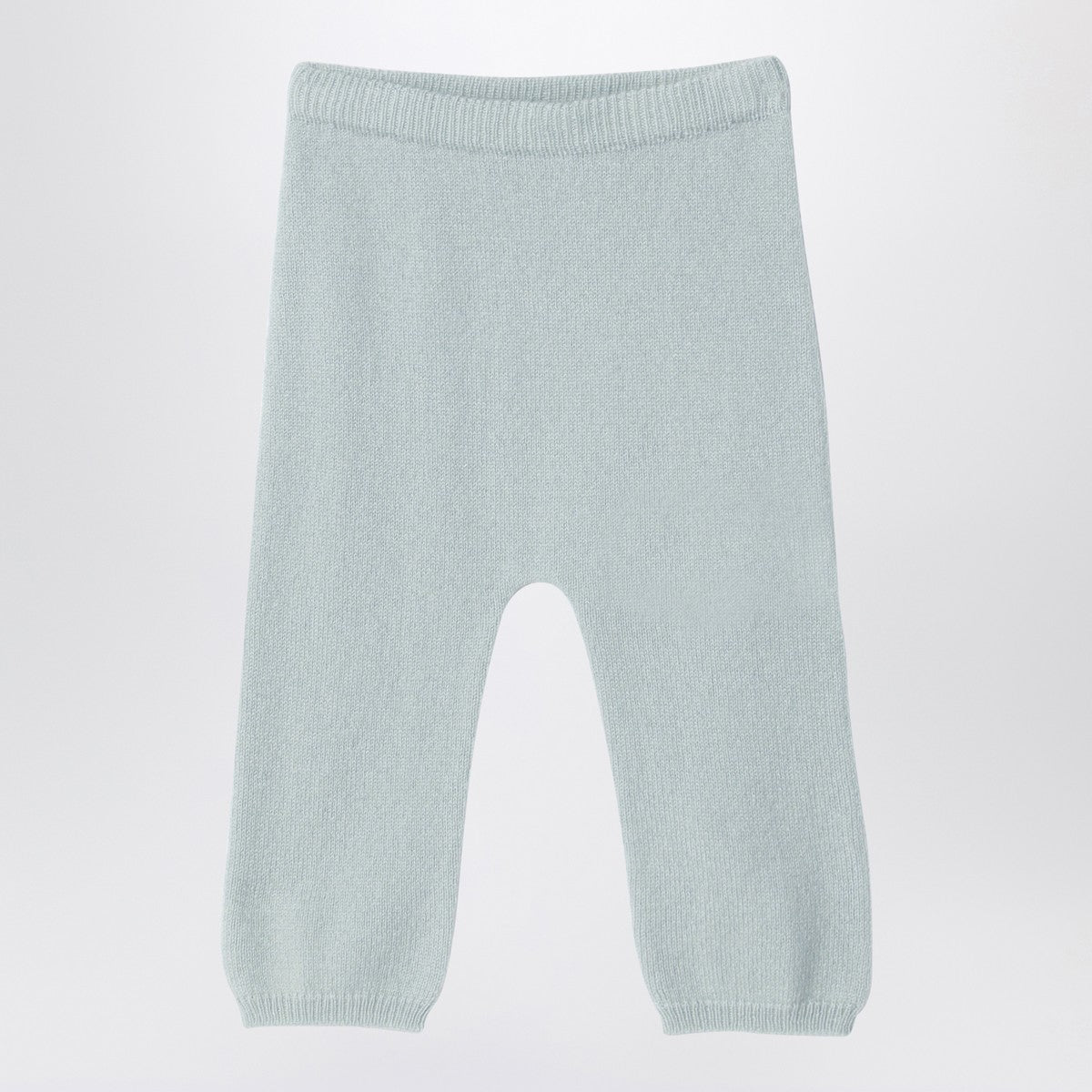 Il Gufo Il Gufo Light green wool leggings