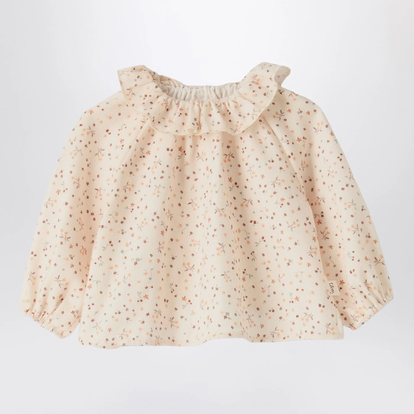 Teddy & Minou Cream blouse with floral print