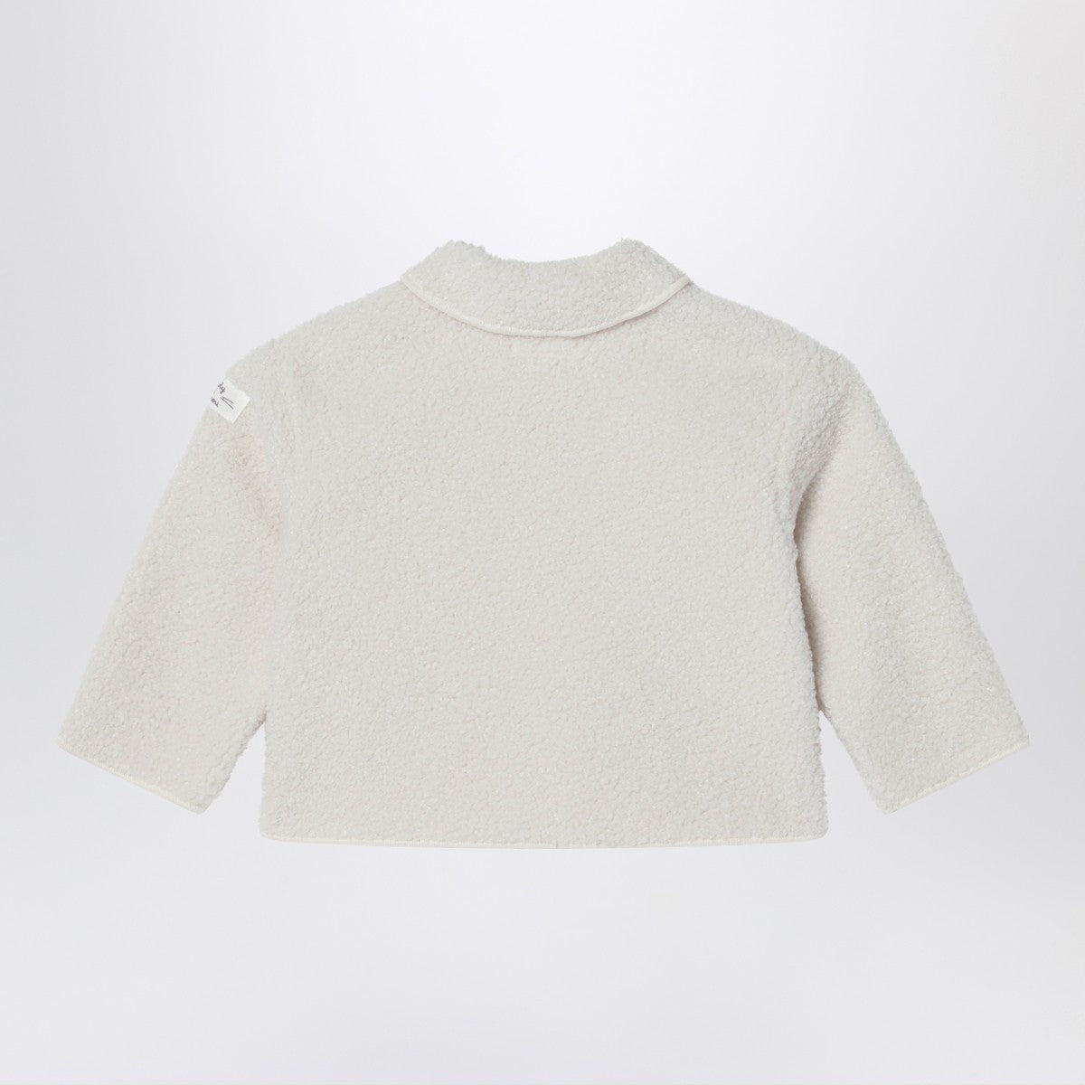 Teddy & Minou Teddy & Minou Ivory teddy-fabric jacket