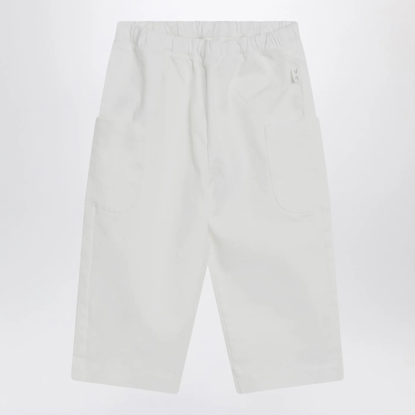 Teddy & Minou Milky white cotton trousers
