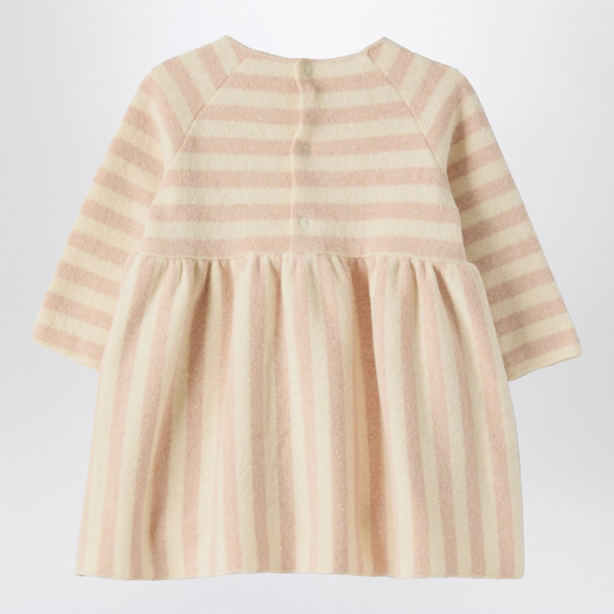 Teddy & Minou Teddy & Minou Pink striped cotton-blend dress