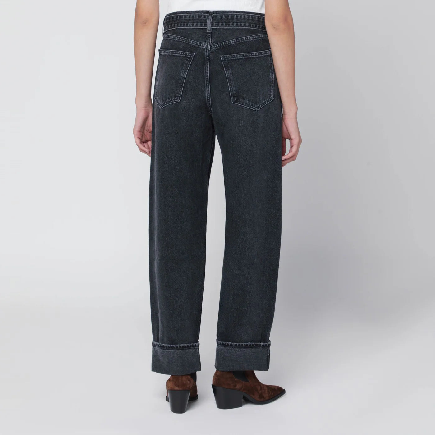 AGOLDE Jeans Cuffer Taper grey washed effect