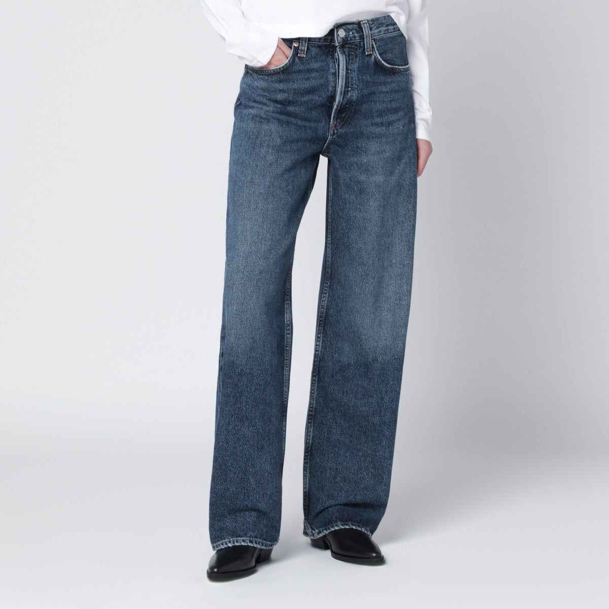 Agolde AGOLDE Blue regenerated denim jeans
