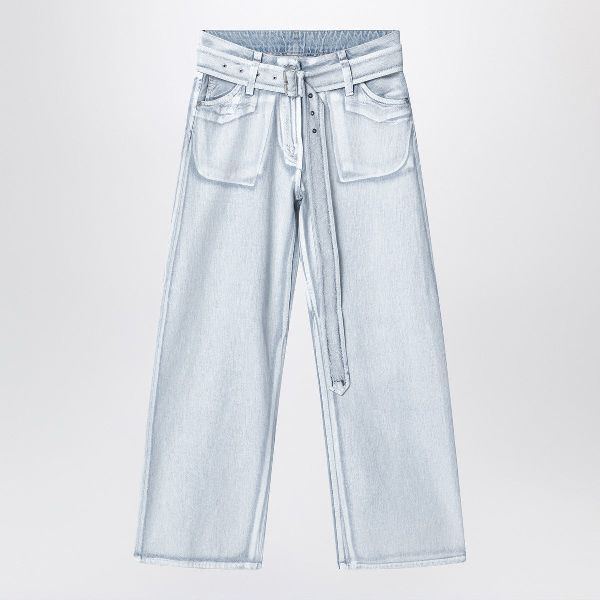 Acne Studios Denim trousers with matching adjustable belt