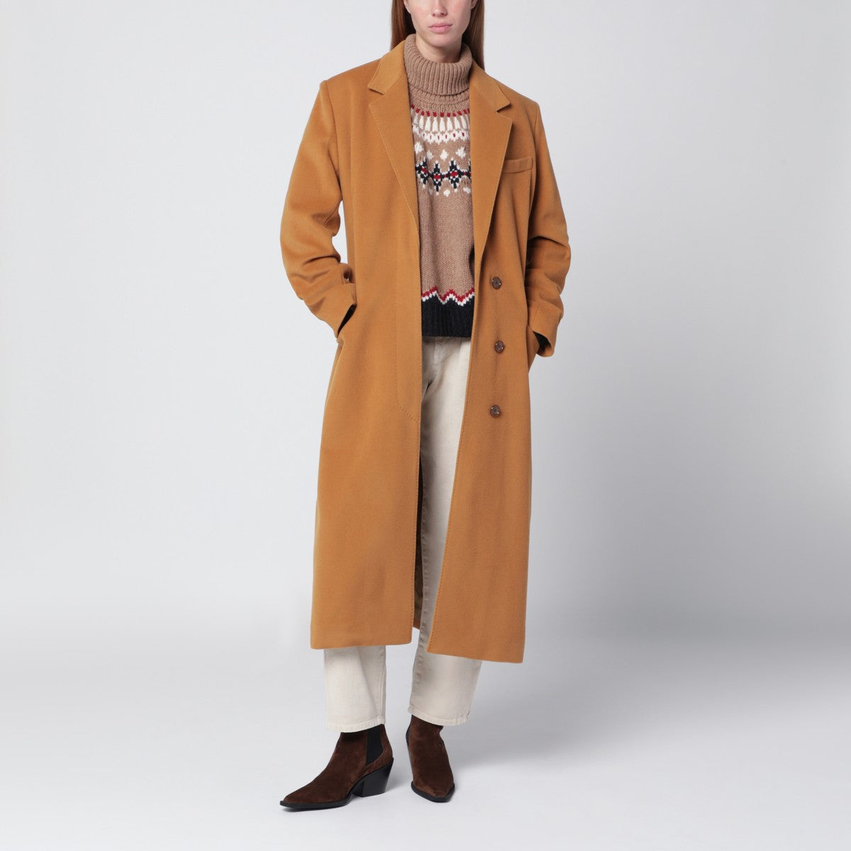 Isabel Marant ISABEL MARANT Camel wool blend coat