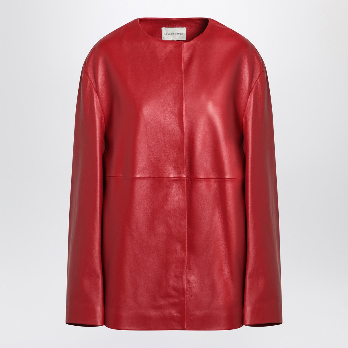 LouLou De Saison LouLou De Saison Red Atalia leather jacket