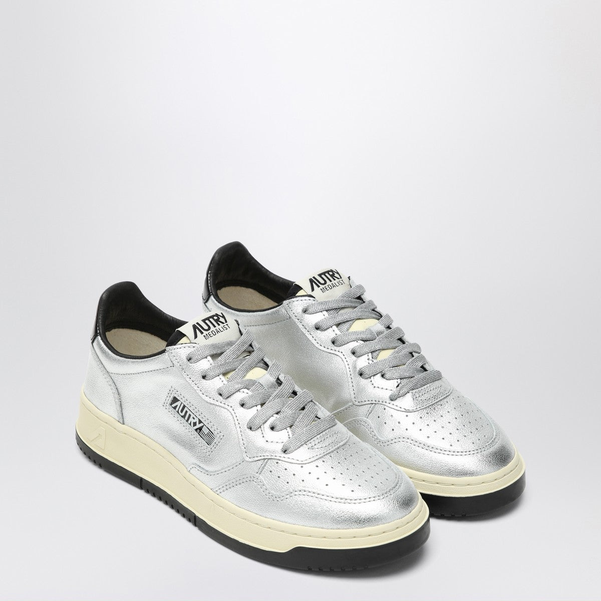 Autry AUTRY Sneaker Medalist in silver leather