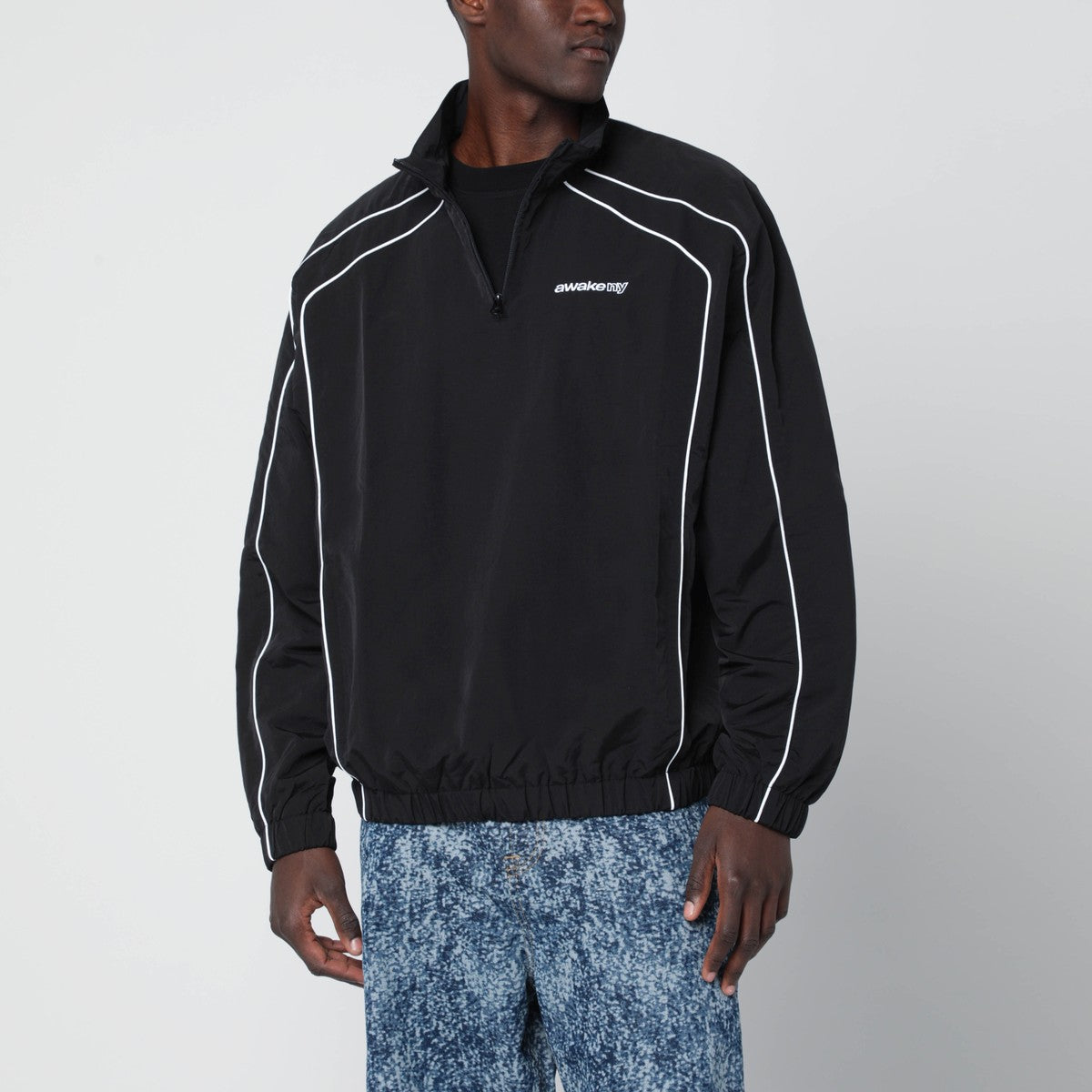 Awake NY Awake NY Black jacket with zip collar