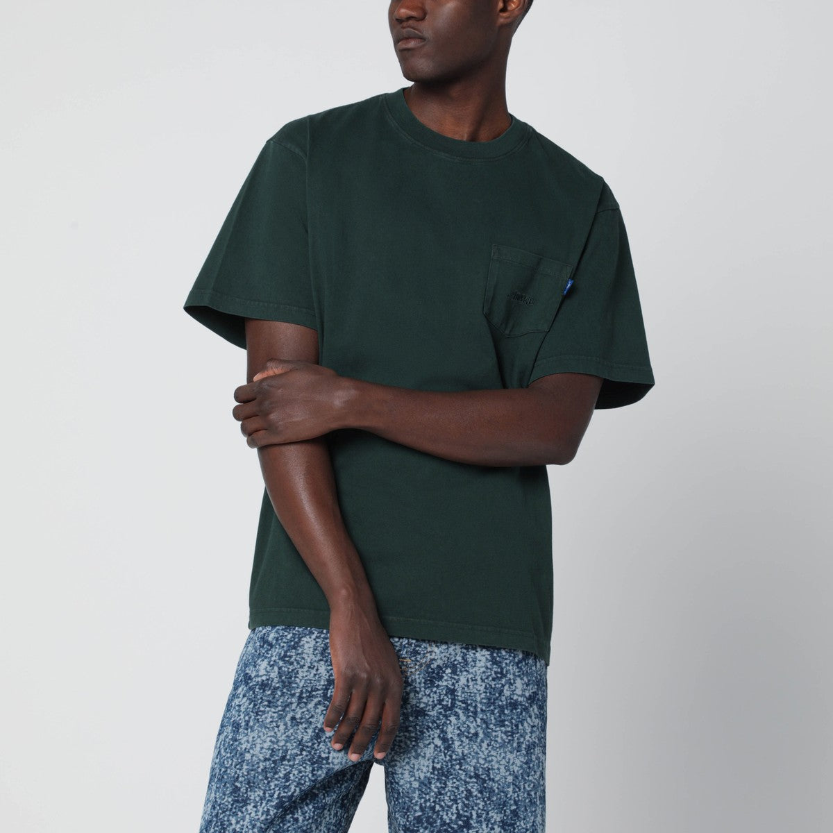 Awake NY Awake NY Green crewneck T-shirt with logo