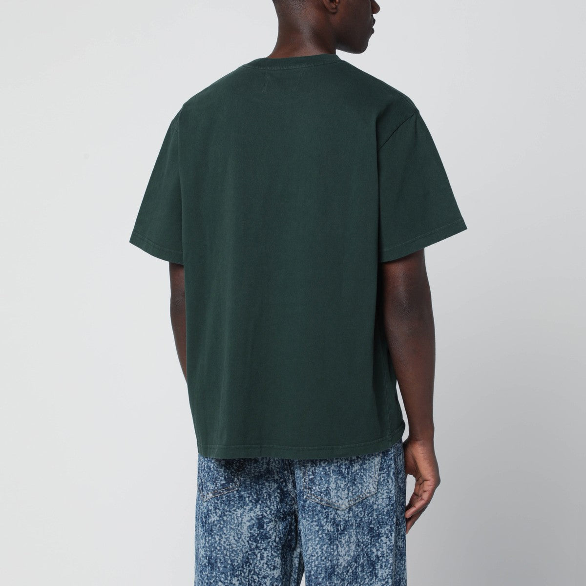 Awake NY Awake NY Green crewneck T-shirt with logo