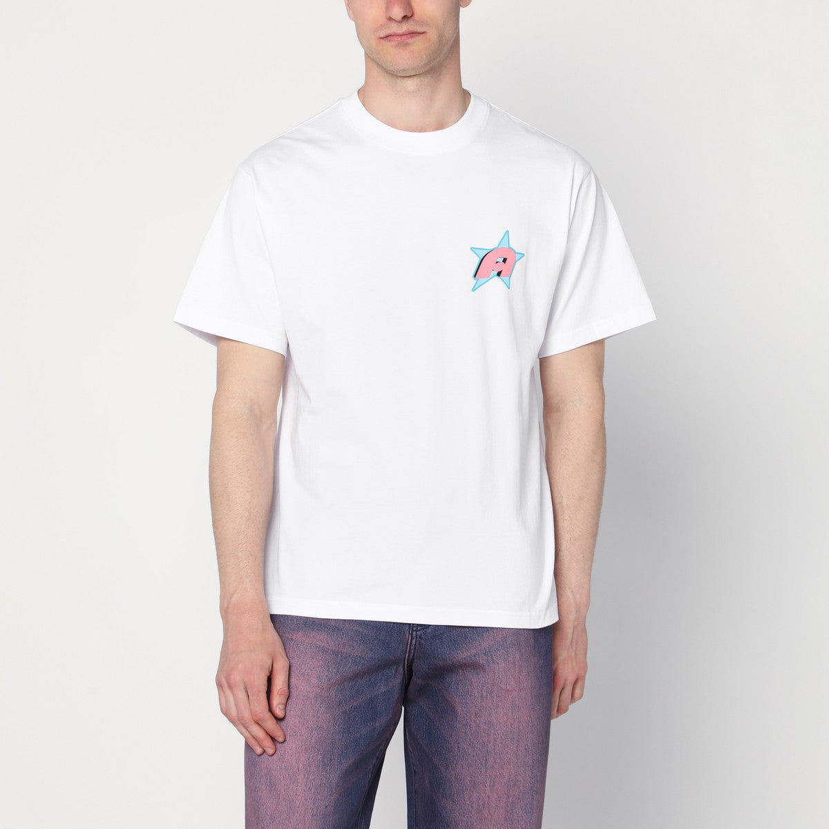 Awake NY Awake NY White T-shirt with Star A logo