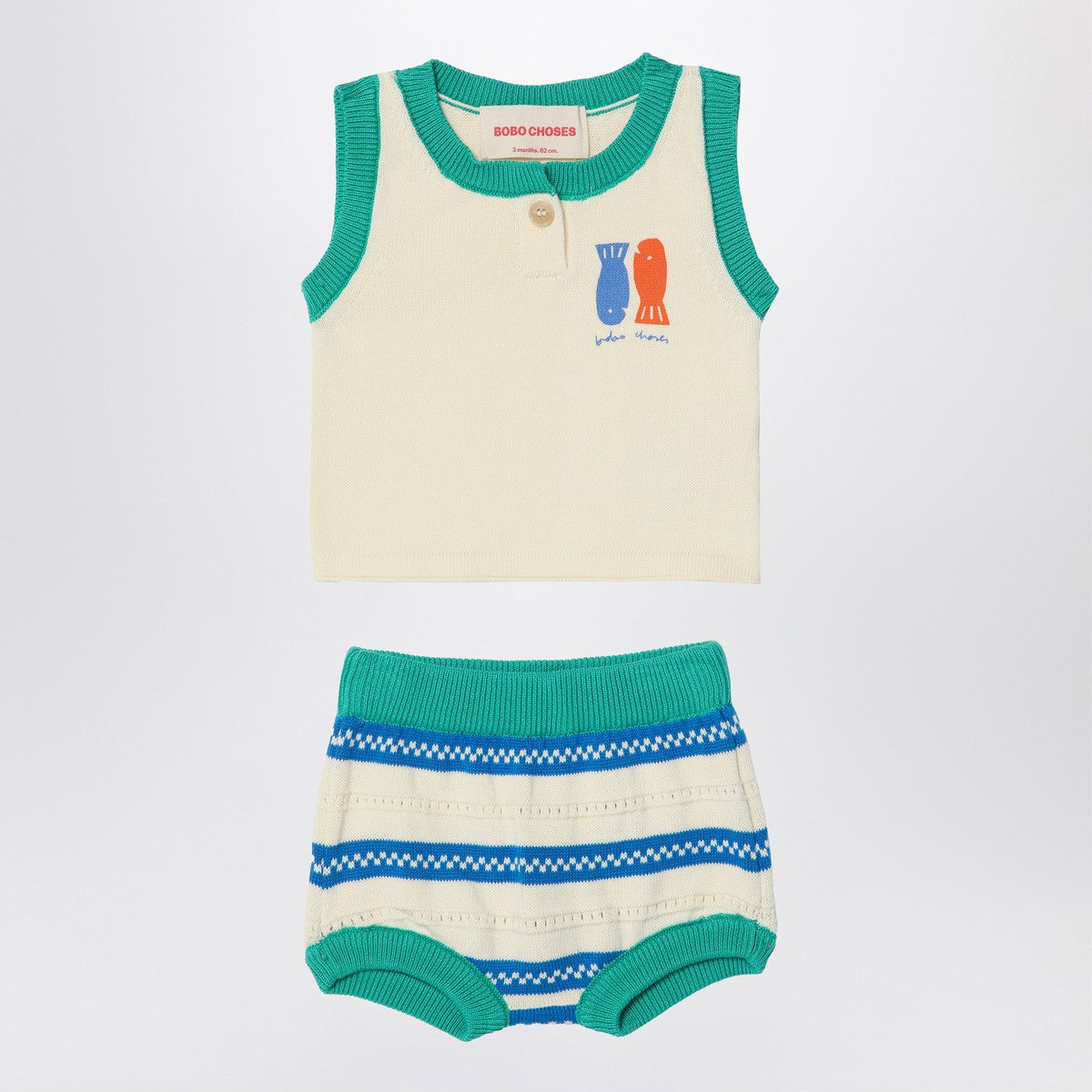 Bobo Choses Bobo Choses Color-block denim jacket