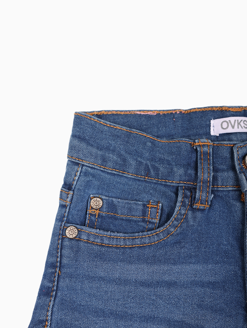 OVERKIDS Distressed Blue Denim Shorts
