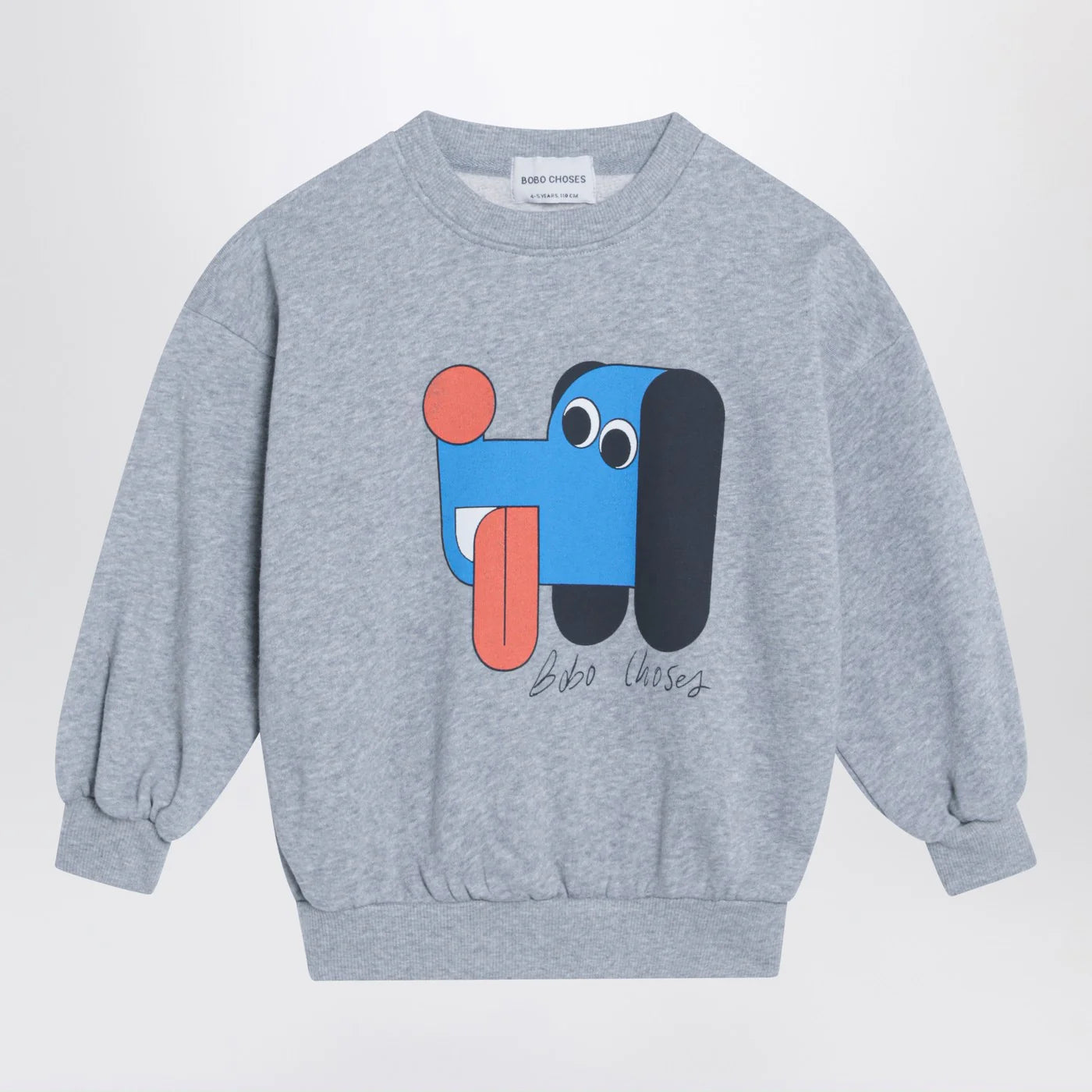 Bobo Choses Bobo Choses Grey sweatshirt with logo print