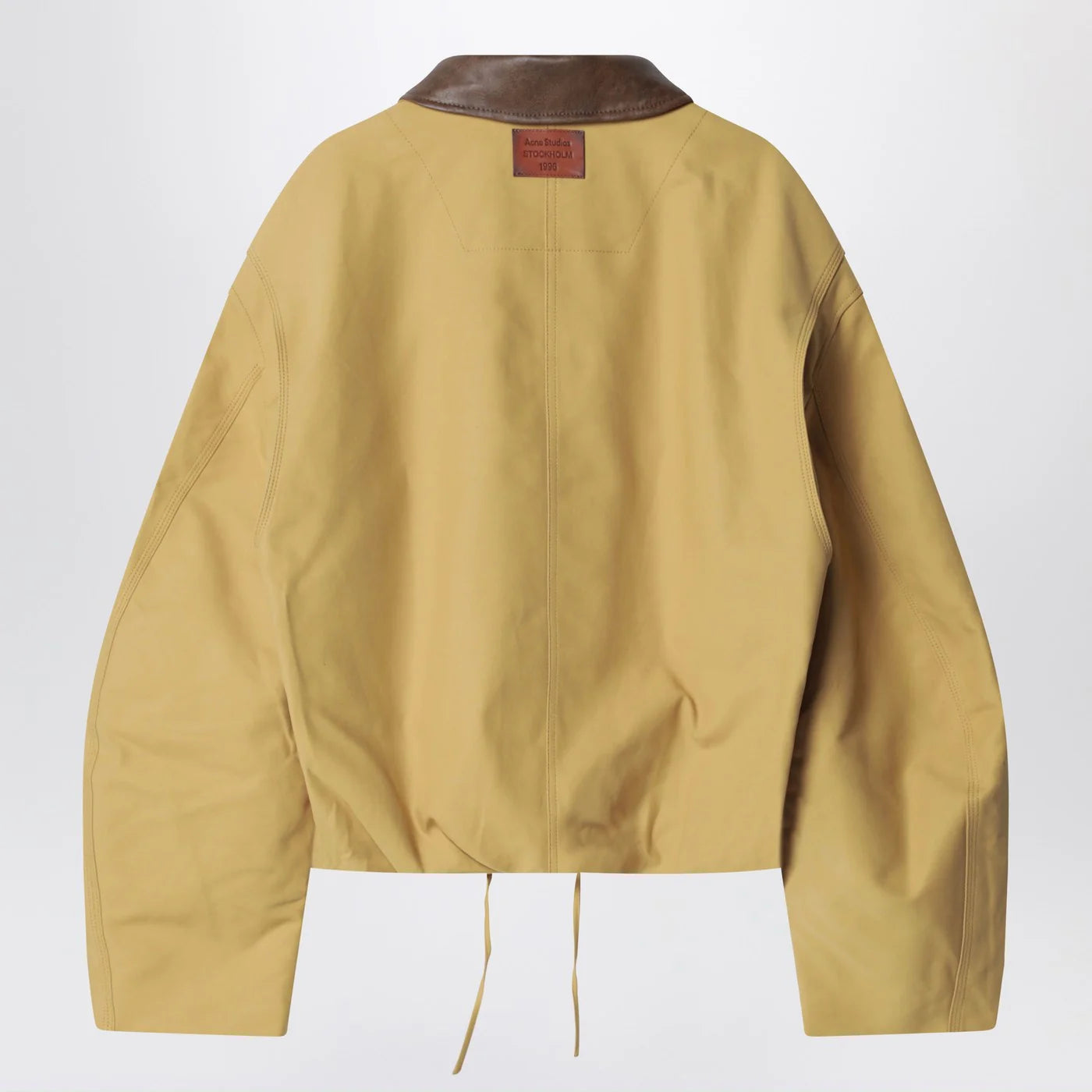 Acne Studios Twill bomber jacket Sand beige