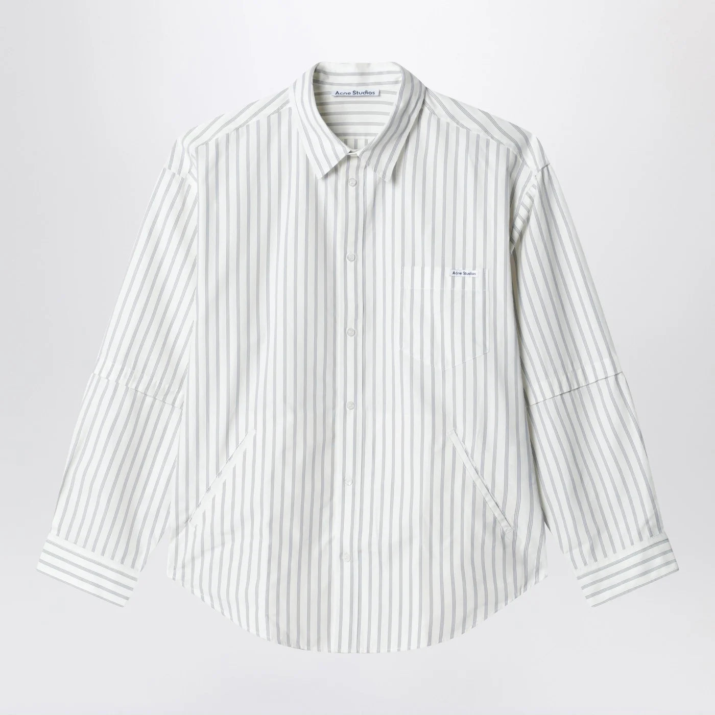 Acne Studios Double sleeve button-up shirt off white