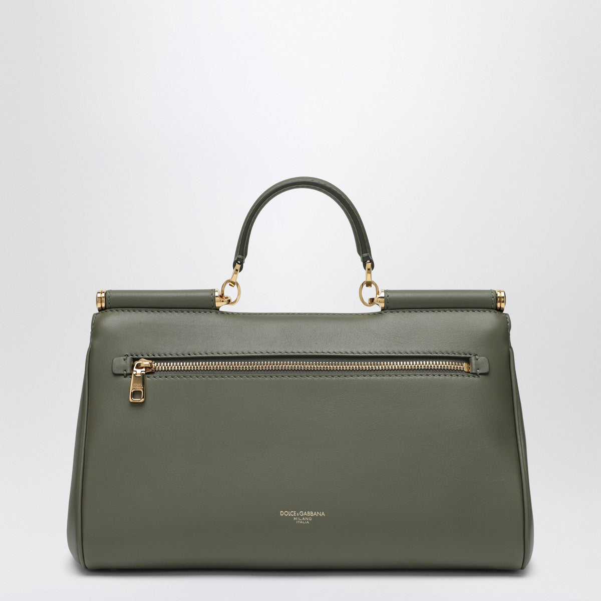 Dolce & Gabbana Dolce & Gabbana Dolce&Gabbana My Sicily handbag in military green leather