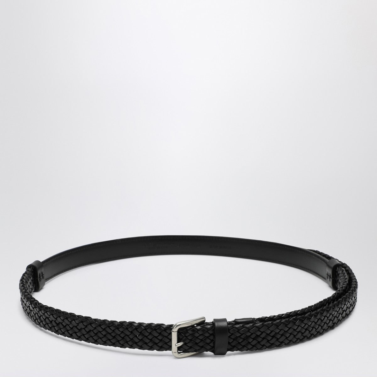 Dolce & Gabbana Dolce & Gabbana Dolce&Gabbana Black woven leather belt