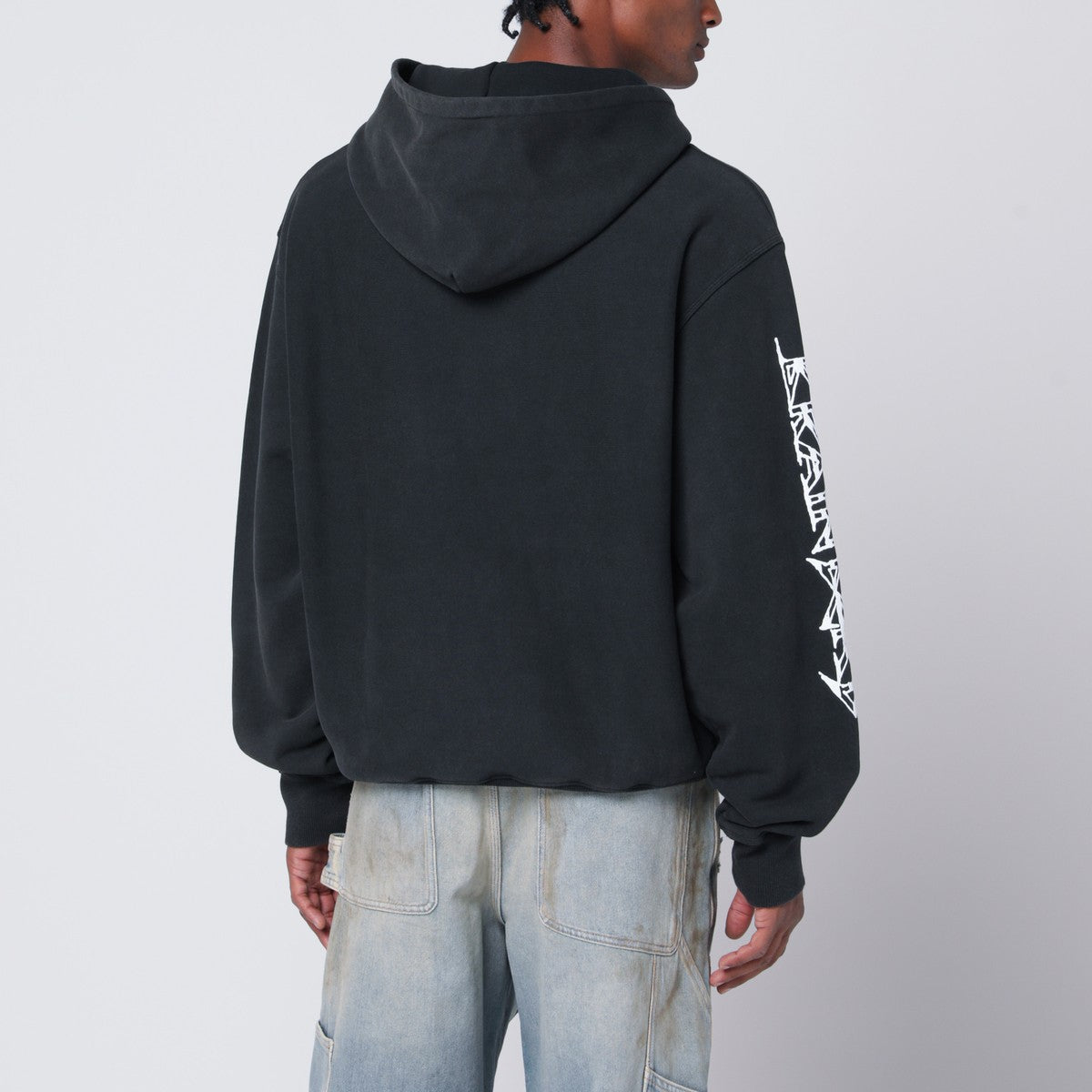 Brain Dead Brain Dead Faded black Neuro Free Association sweatshirt