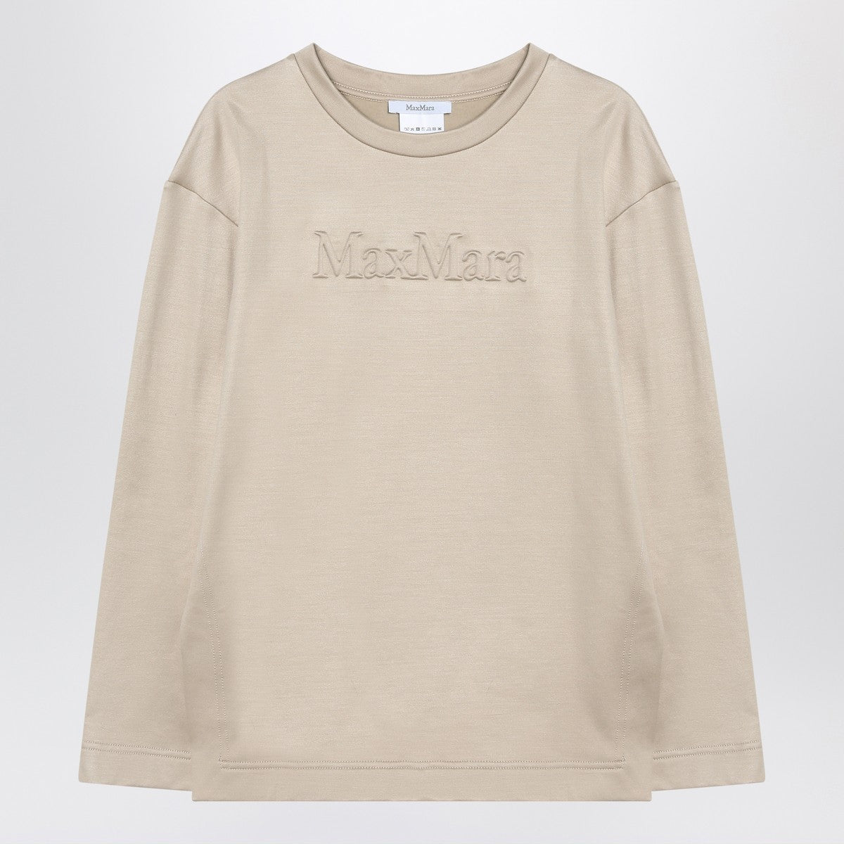 Max Mara Max Mara Beige sweatshirt in silk blend