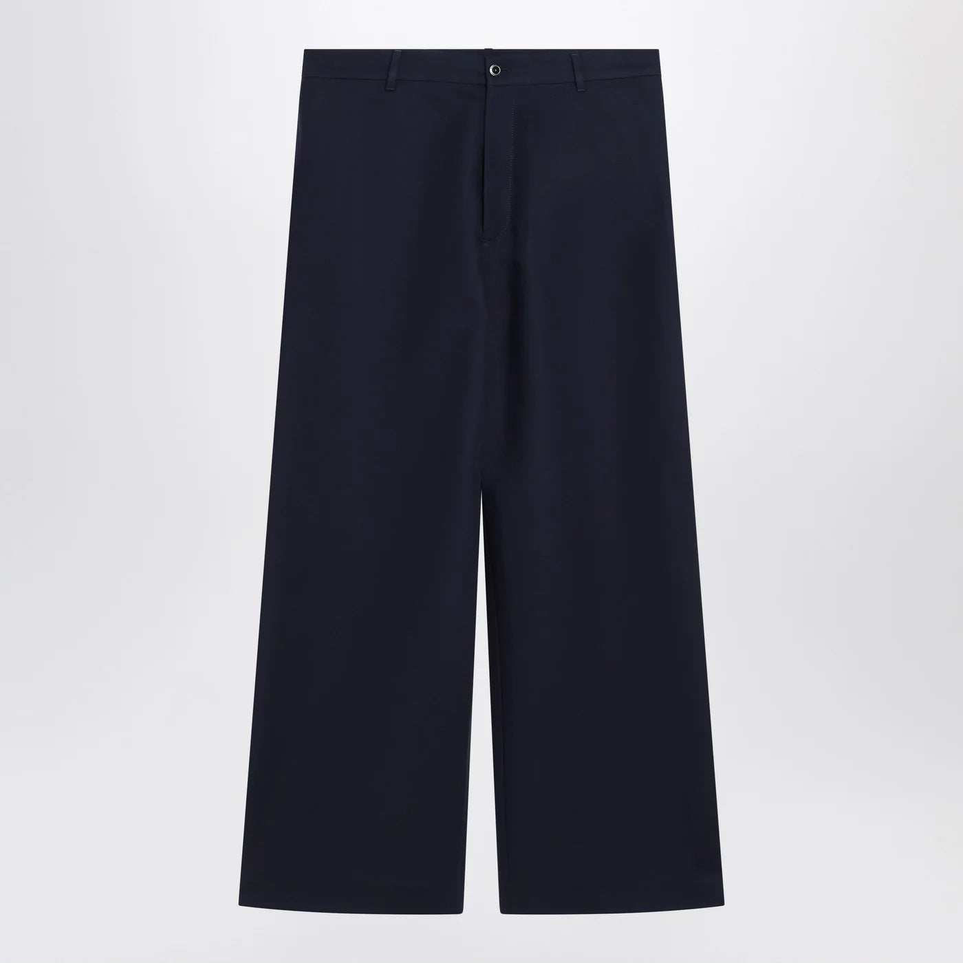 Acne Studios Navy blue satin trousers