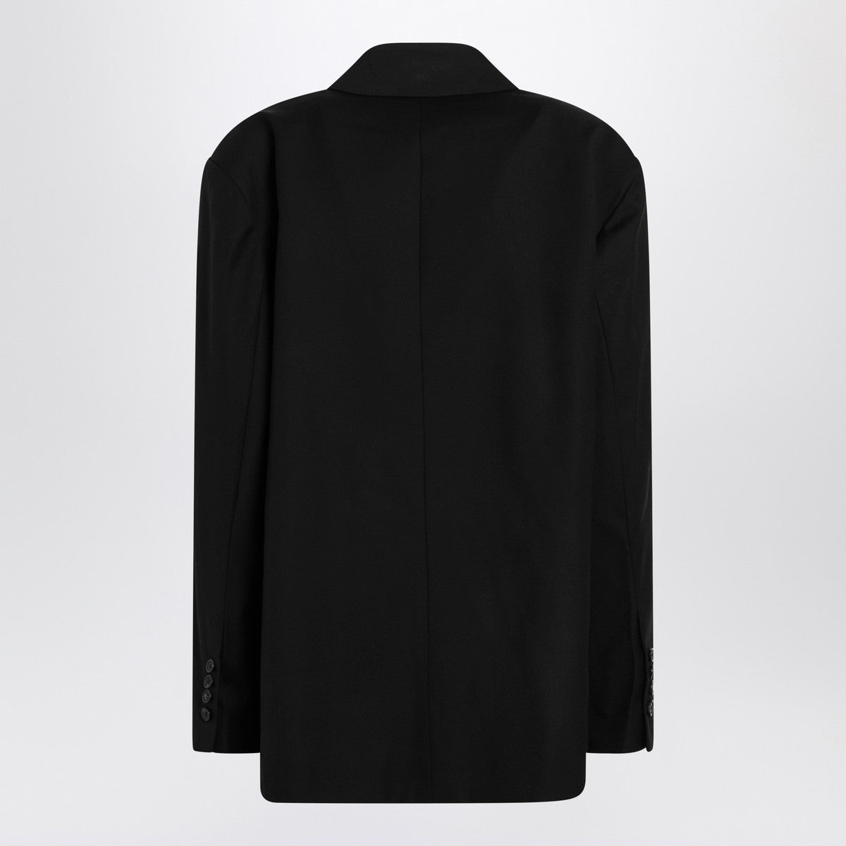 The Frankie Shop Black oversized single-breasted Gelso jacket