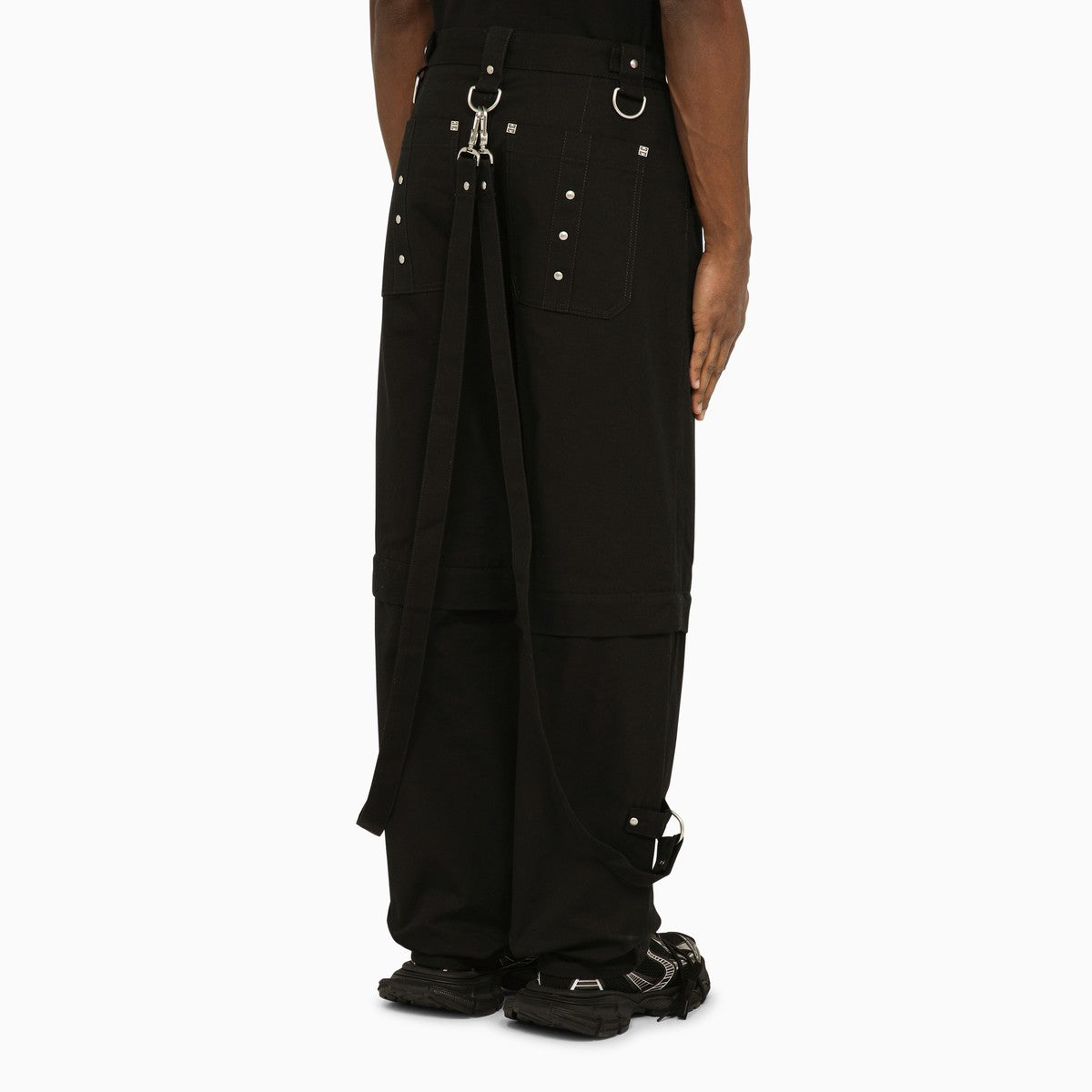 Givenchy Givenchy Black trousers with removable bottoms