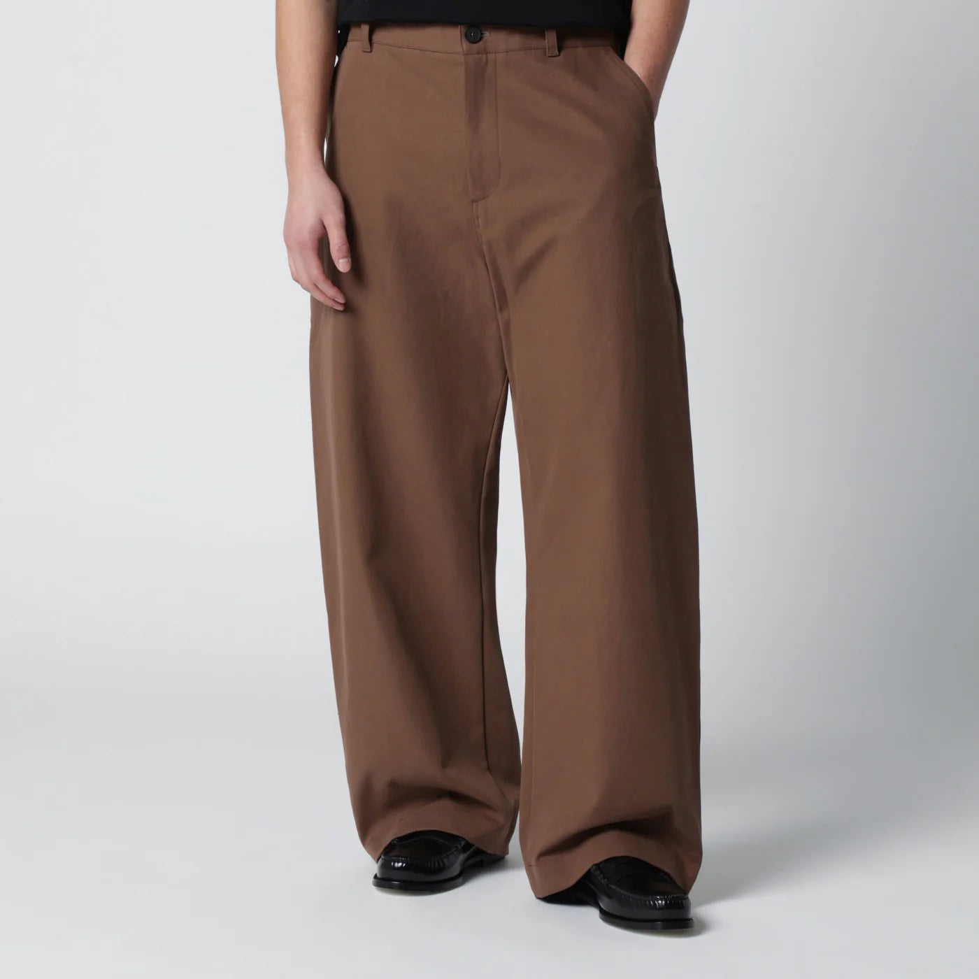 STUDIO NICHOLSON Bosworth trousers brown