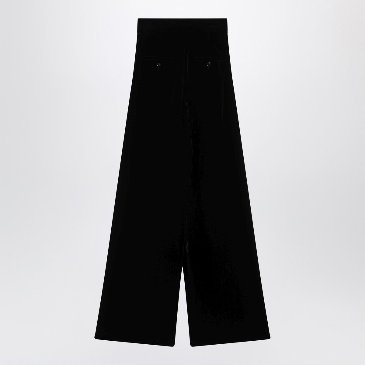 Max Mara Max Mara Black trousers in shaved velvet
