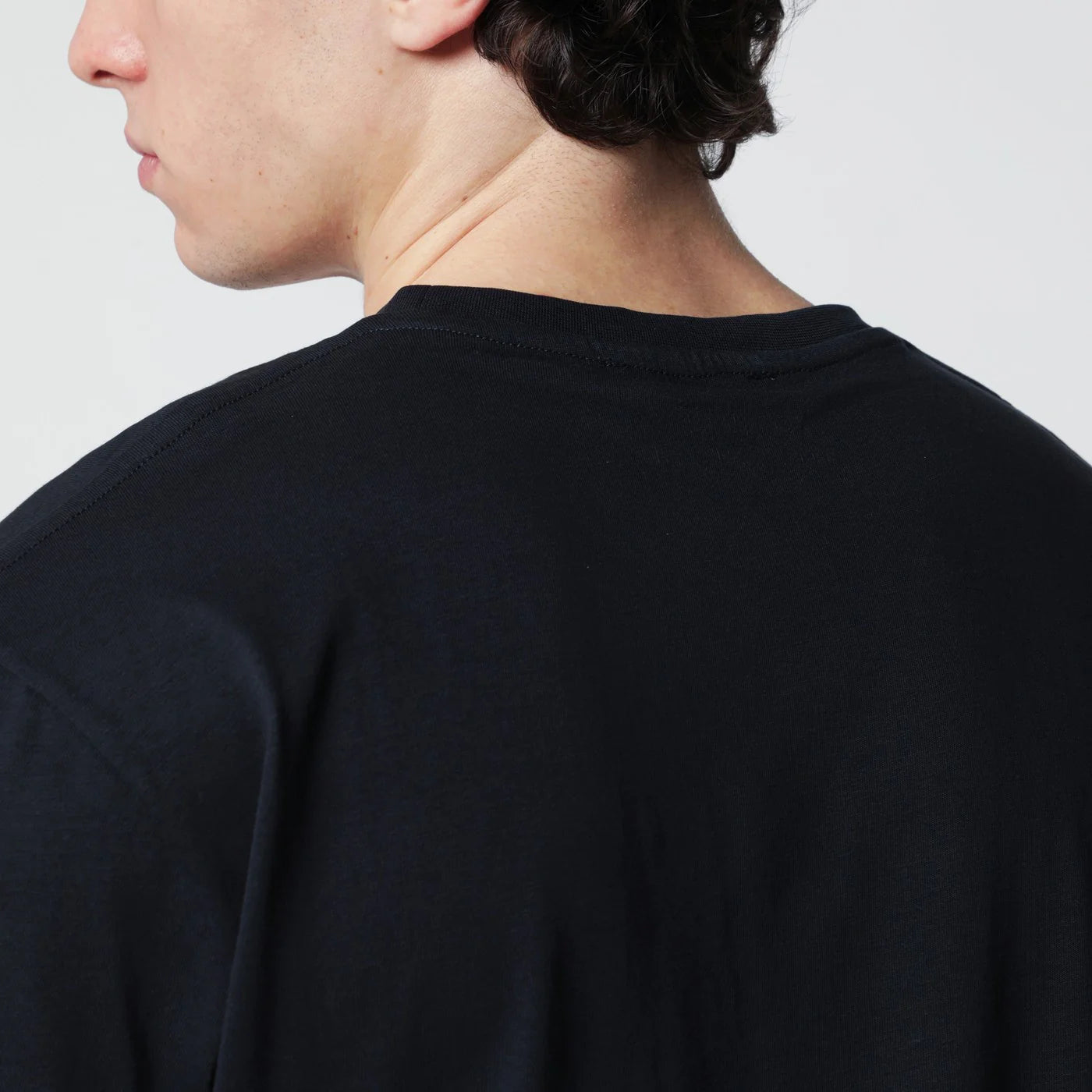 STUDIO NICHOLSON Bric T-shirt blue regular fit