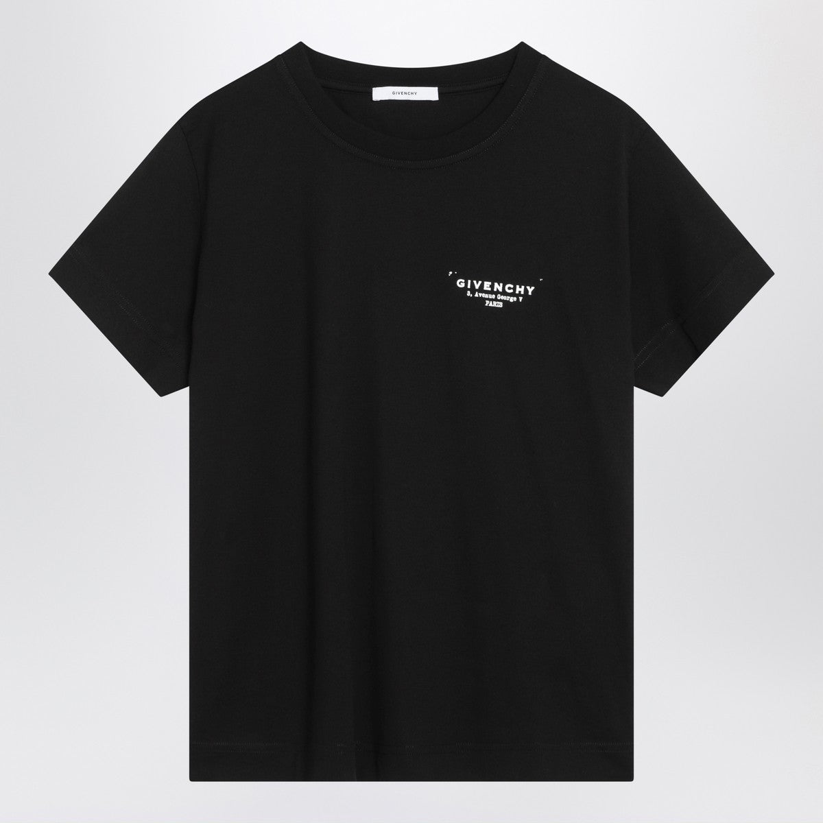 Givenchy Givenchy Black cotton T-shirt with logo