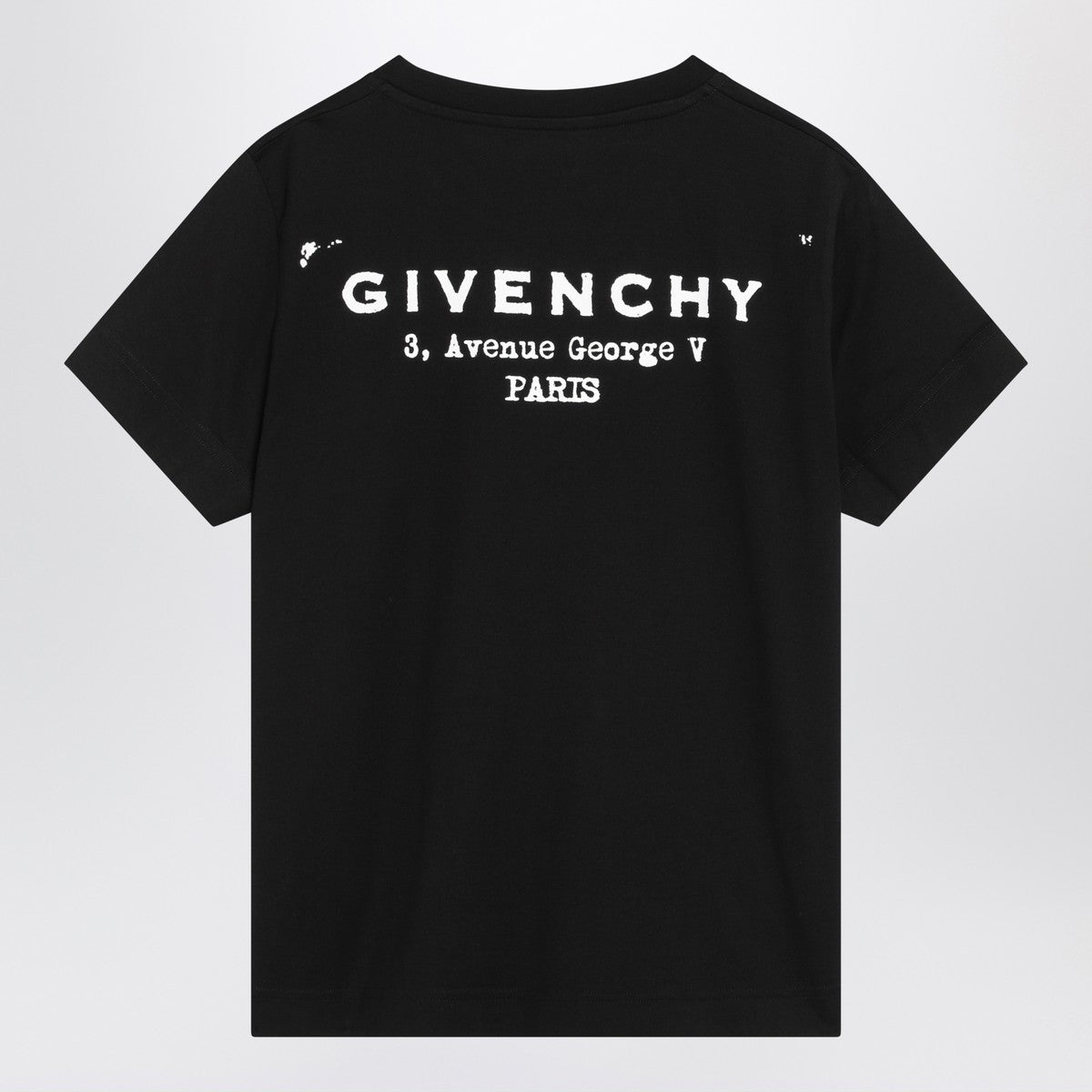 Givenchy Givenchy Black cotton T-shirt with logo