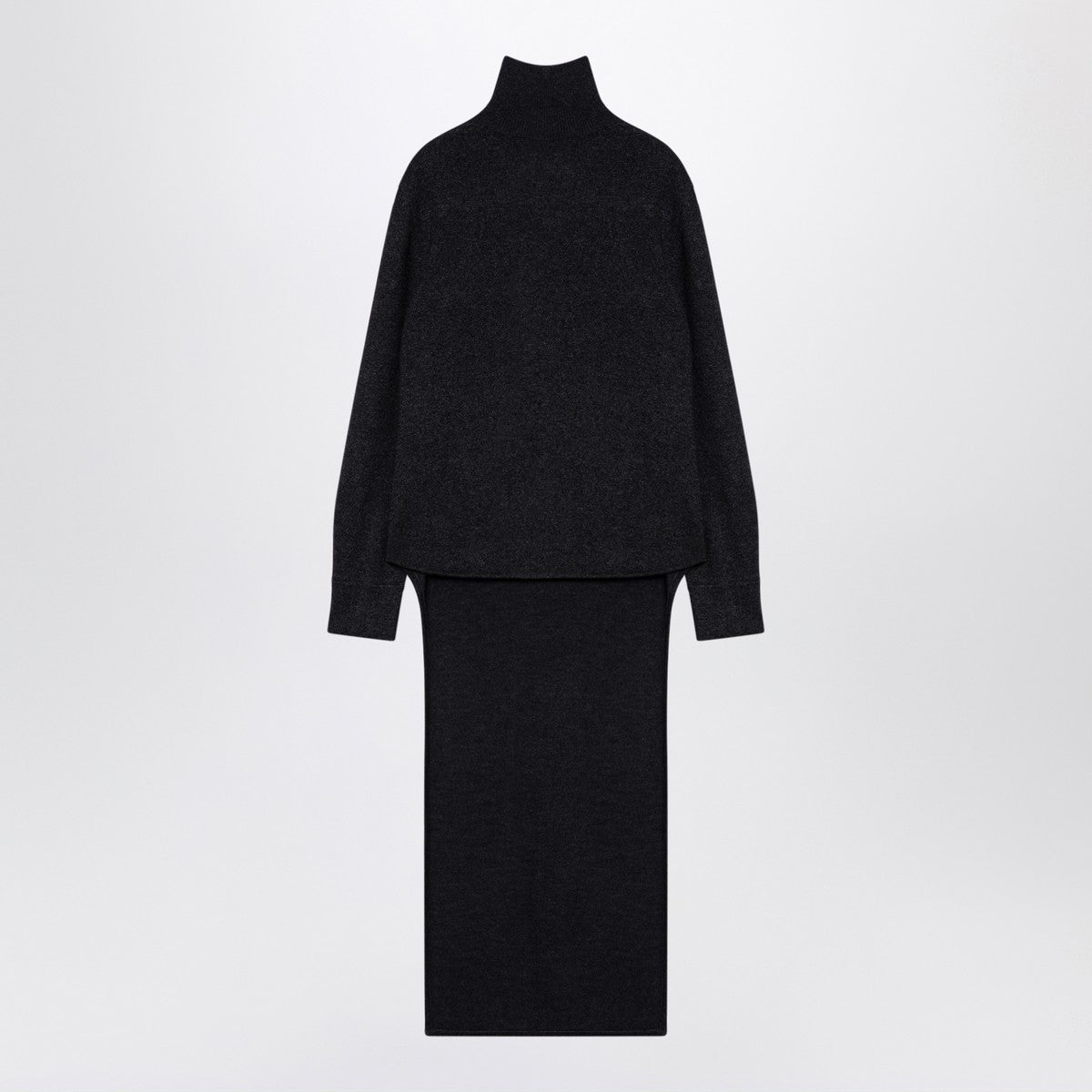 Givenchy Givenchy Dark grey turtleneck with drawstring