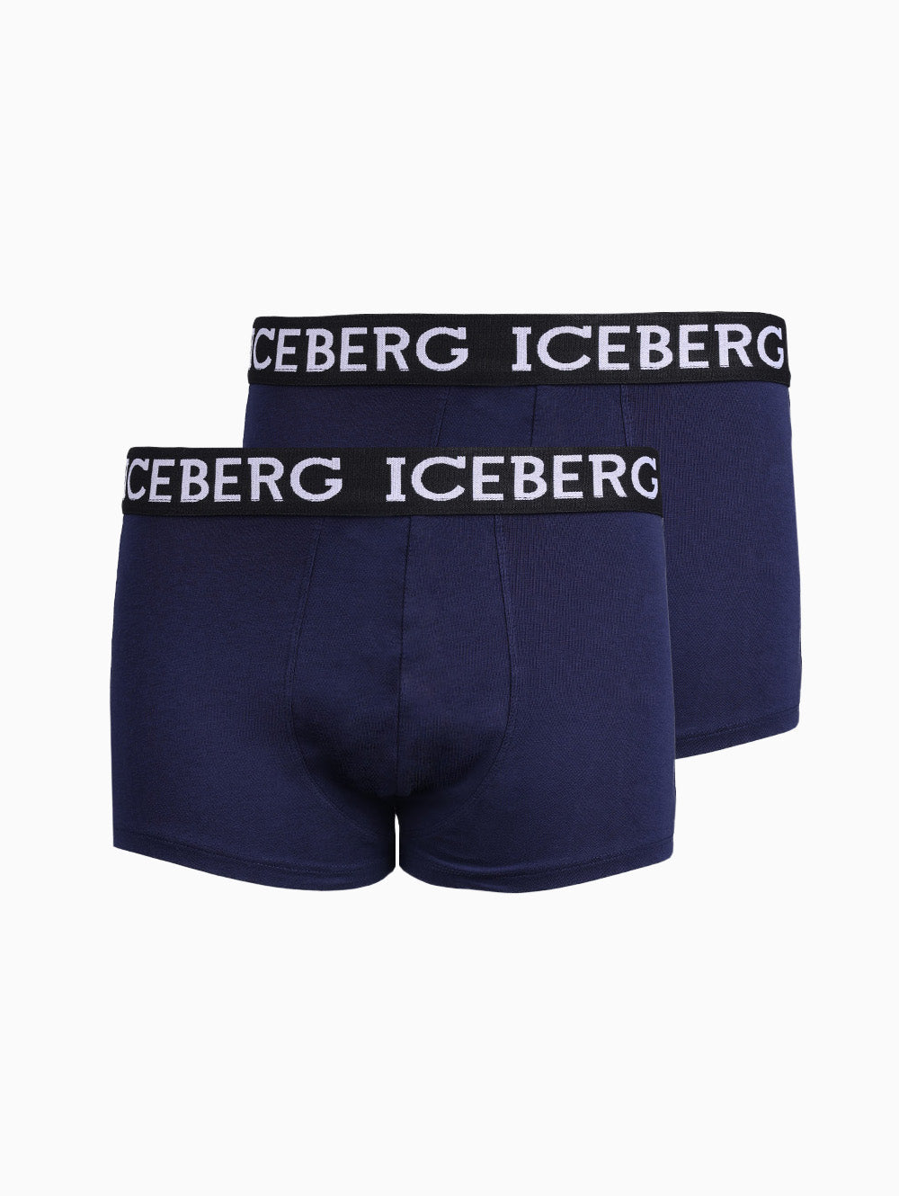 Men's trunk underwear in navy - Cotton boxer briefs pack for men