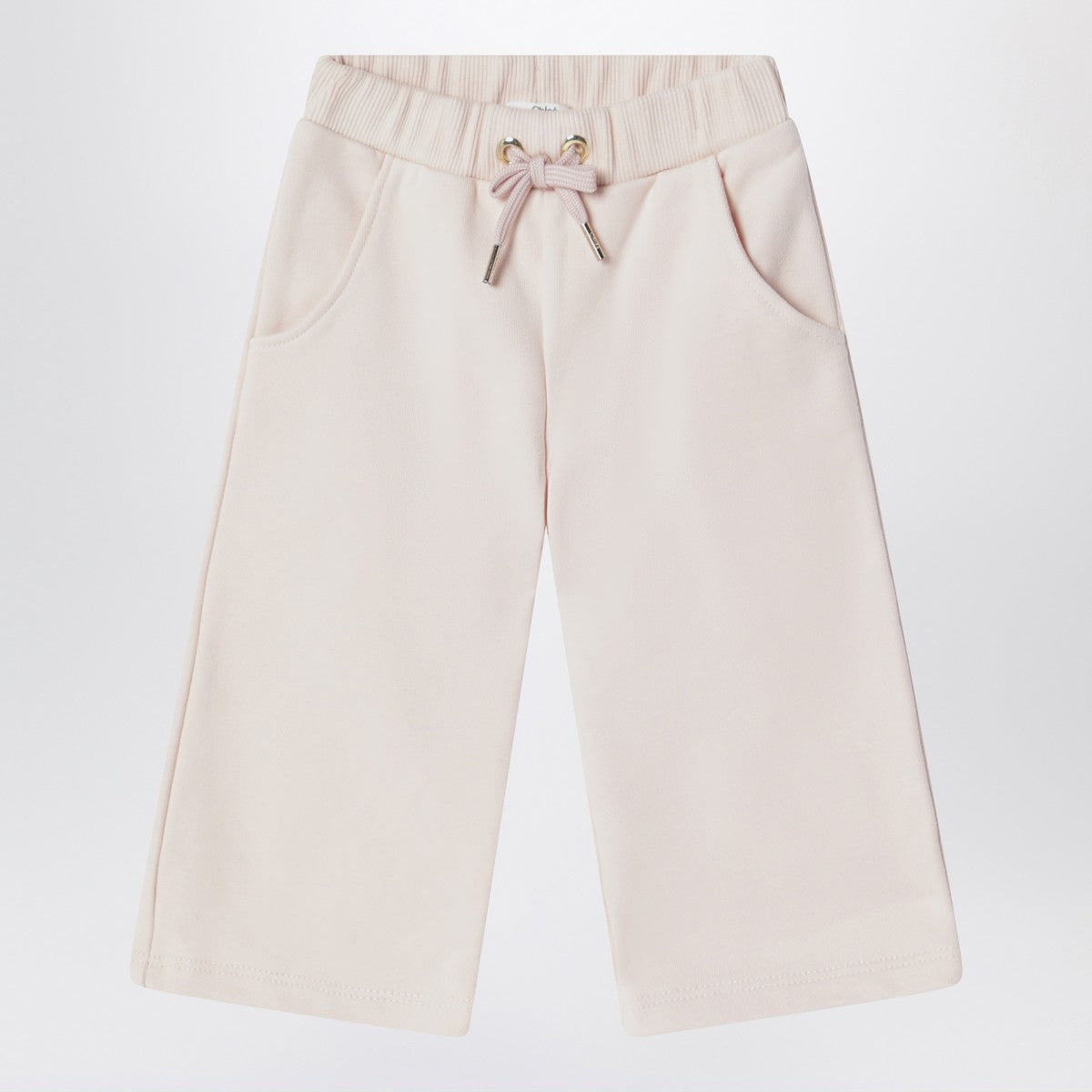 Chloé Petal pink cotton trousers