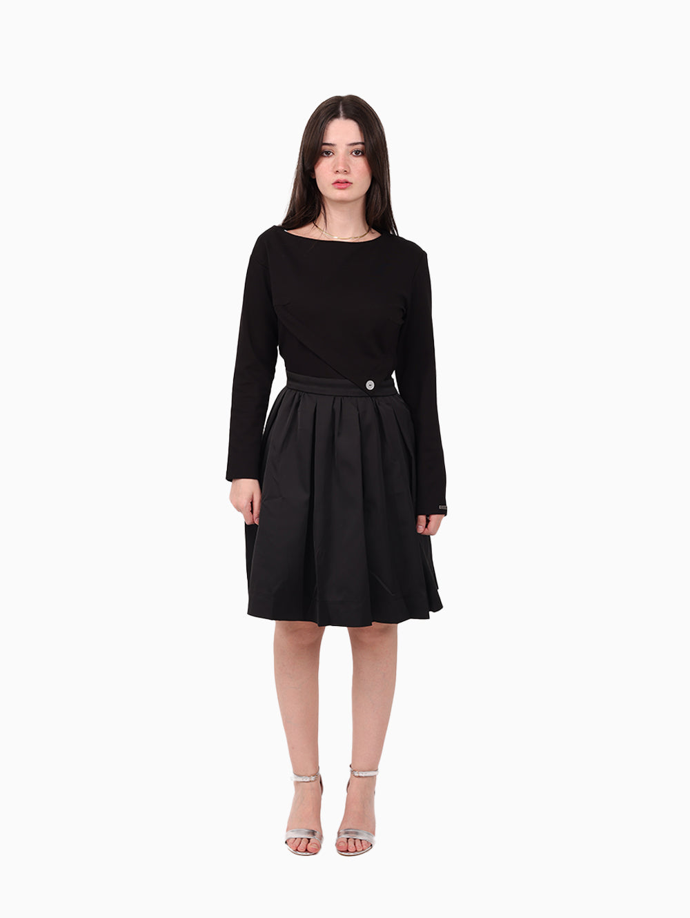 Cop Copine Rabacop Navy Dress With Zip Detail