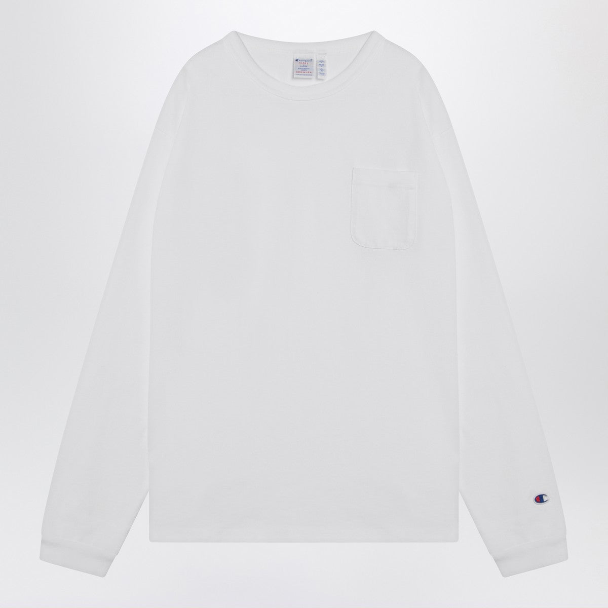 Champion Champion White long-sleeved T-shirt