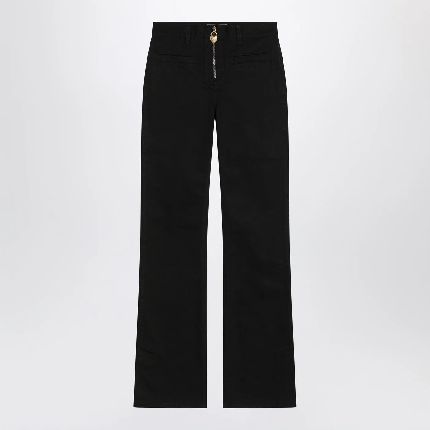 Chloé Black slim jeans with charm zip
