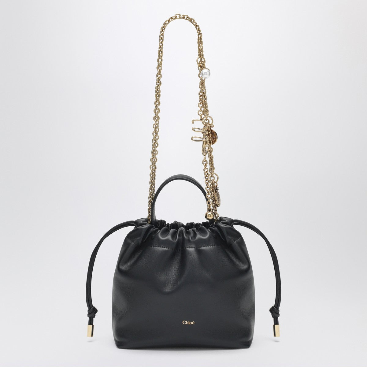 Chloé Chloé Black mini shoulder bag with chain