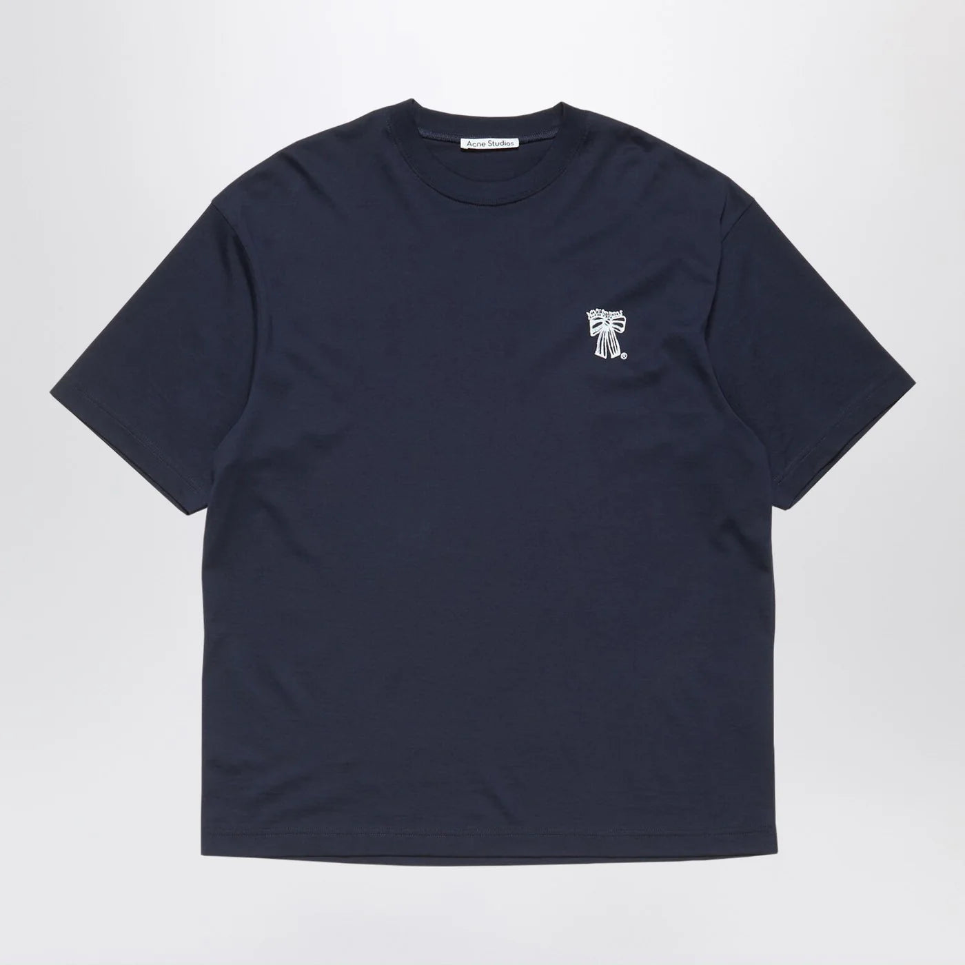 Acne Studios Logo t-shirt navy blue