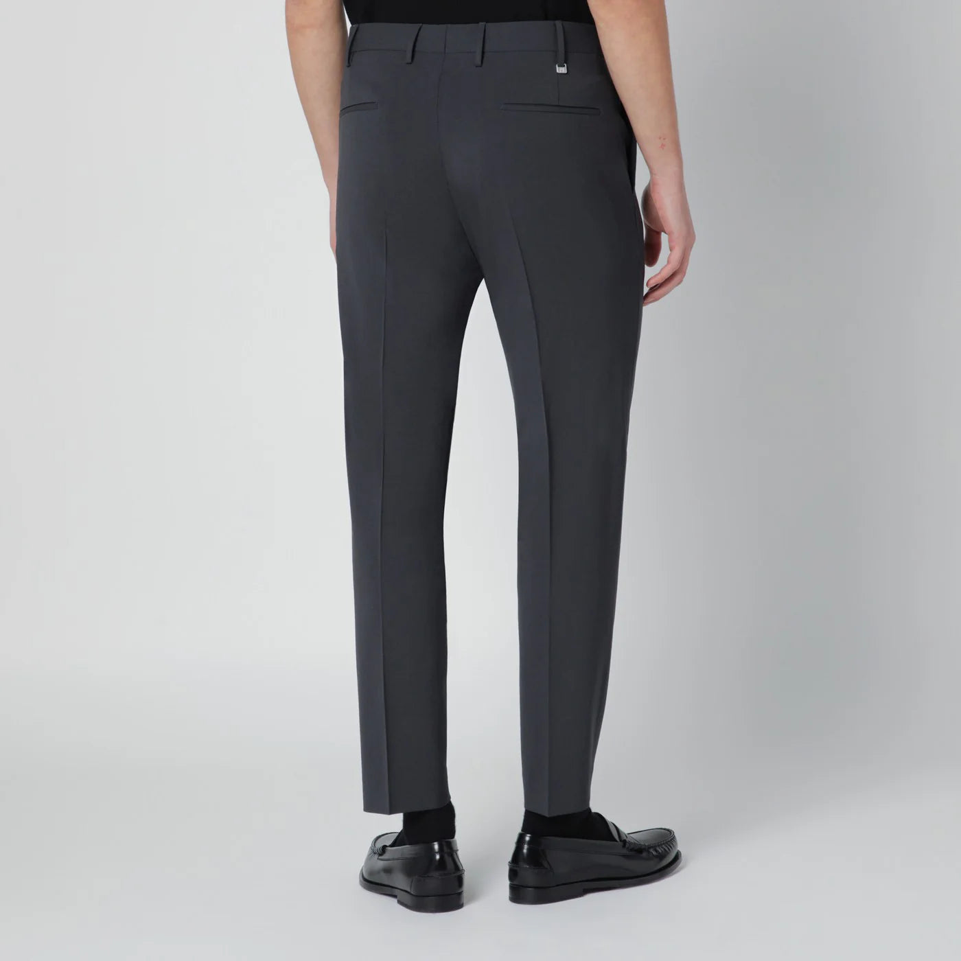 PT Torino Grey trousers in wool blend
