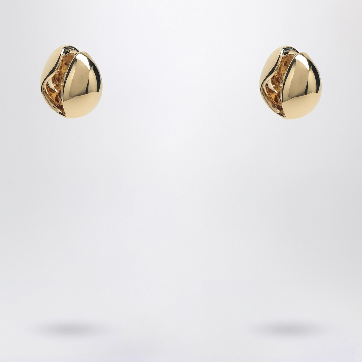 Coperni Coperni Gold C logo earrings