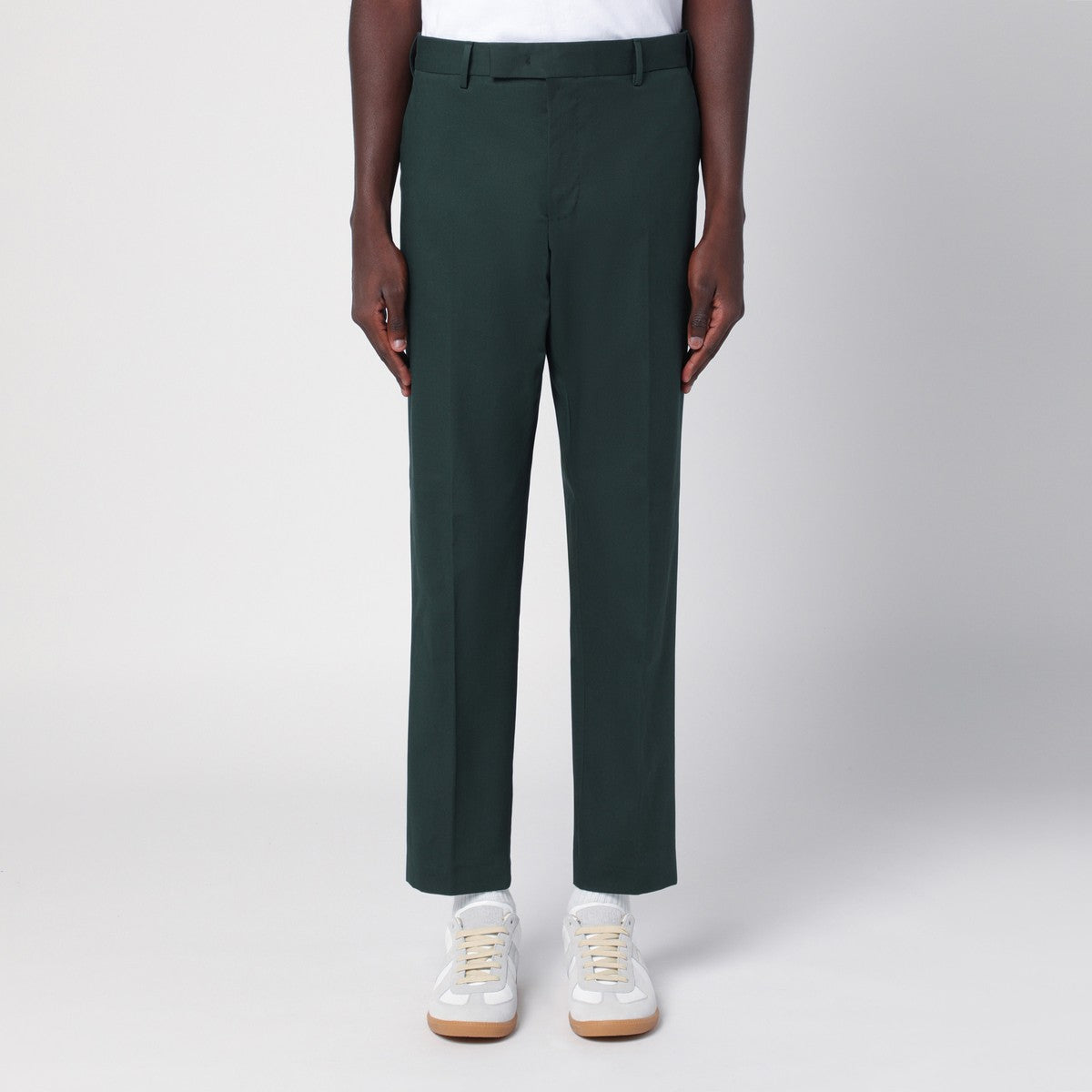 PT Torino PT Torino Dark green cotton trousers