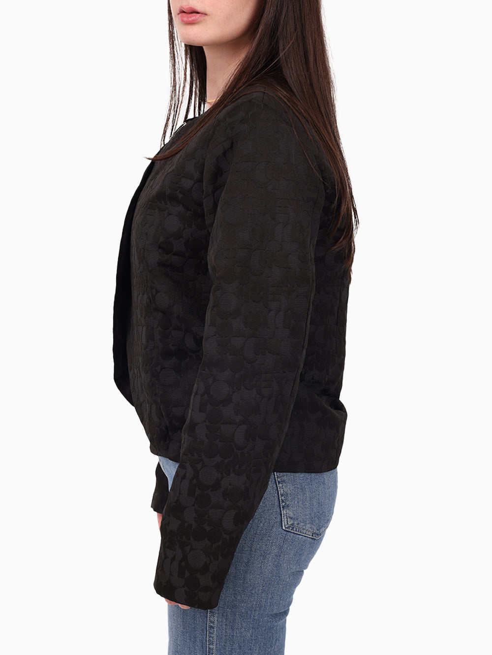 GONEBALL 717 Women’s Designer Black Jacket – Side View