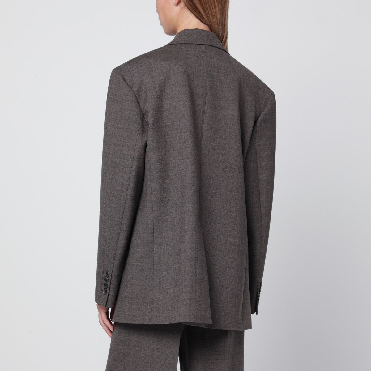 P.A.R.O.S.H. P.A.R.O.S.H. Chestnut-coloured wool blend jacket