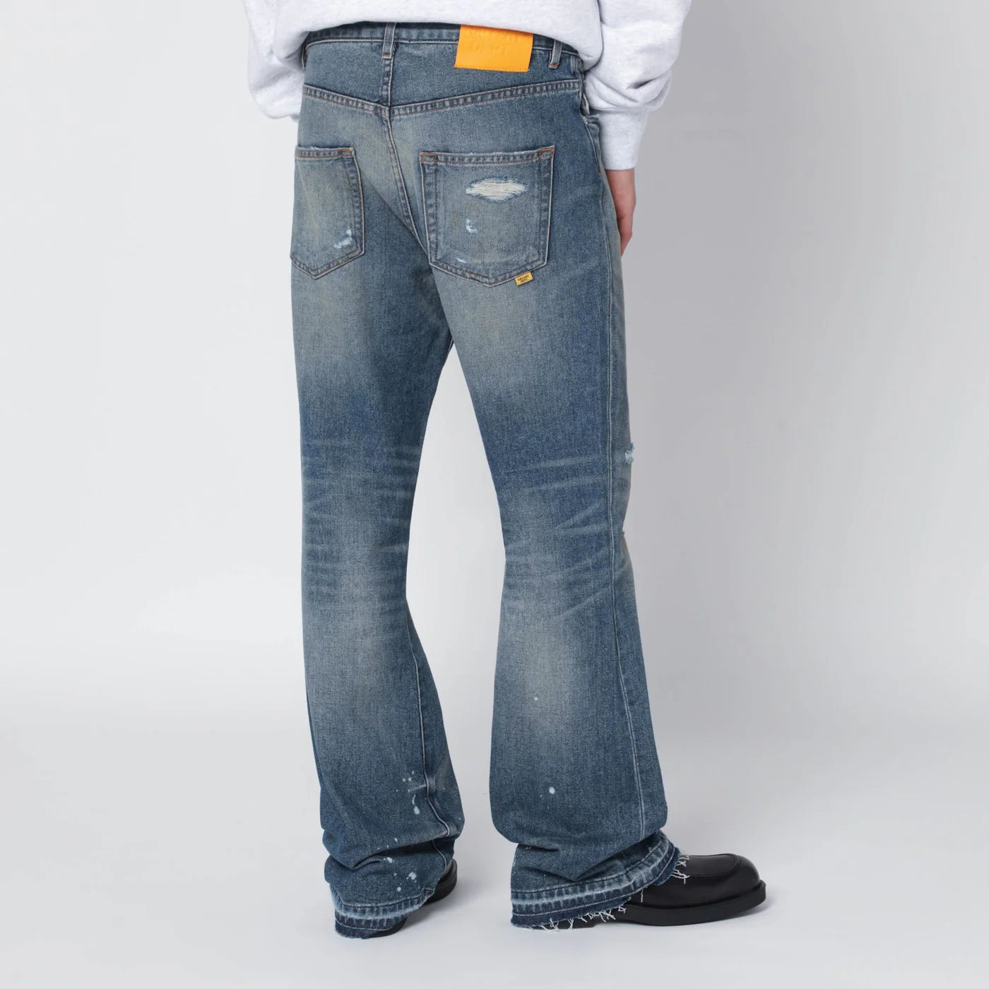 Gallery Dept. Faded indigo jeans with rips
