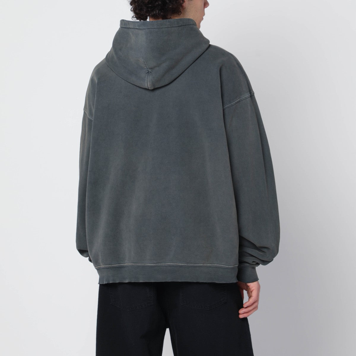 Gallery Dept. Graphite-grey sweatshirt with embossed logo